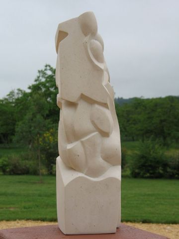 Totem Arc - Sculpture - cavalli-sculpteur