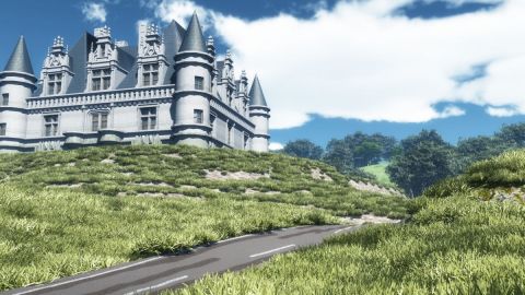 La route du chateau - Art numerique - Cactus42 La route du chateau - Art numerique - Cactus42