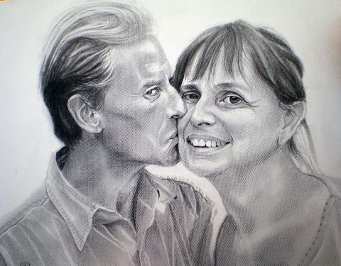 L'artiste david - un couple