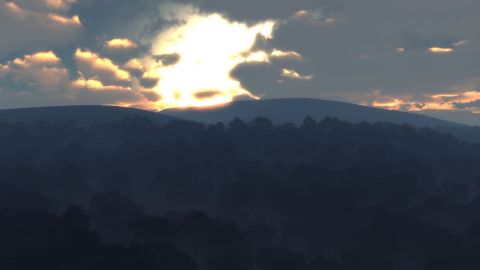 Les mille collines - Art numerique - Cactus42 Les mille collines - Art numerique - Cactus42