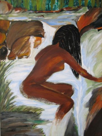 La crique-VENDUE à l'expo LIL'ART - Peinture - acrylamir La crique-VENDUE à l'expo LIL'ART - Peinture - acrylamir