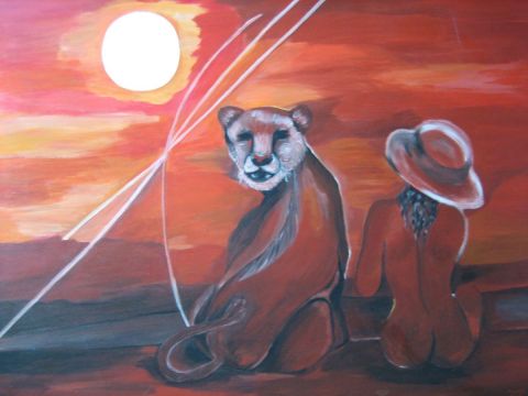 Peinture : La douceur - acrylamir Peinture : La douceur - acrylamir