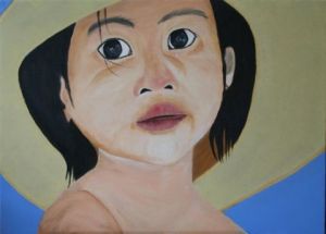 Peinture de jmg-caraibe: petite chinoise