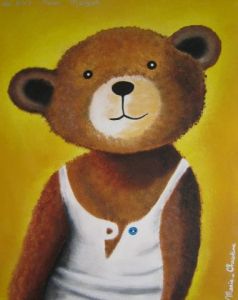 Voir le détail de cette oeuvre: ours brun rigolo
