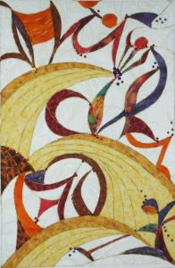 Art_textile de anny daprey: les olympiades