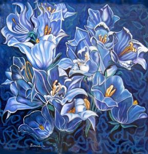 Peinture de leonardom: BLUE LIFE