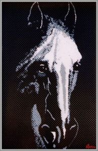 Peinture de Mirosso: Ombre equine