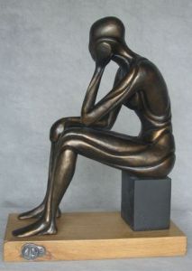 Sculpture de Daniel Giraud: Boudeuse