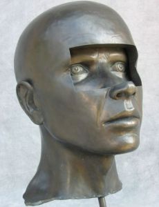 Sculpture de Daniel Giraud: Le Scaphandrier