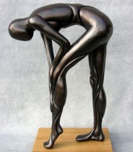 Sculpture de Daniel Giraud: Femme Virgule 