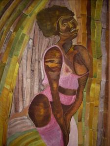Voir cette oeuvre de Anne N'GOM: Le nu rose