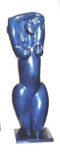 Sculpture de CLORAIN: Africain Queen