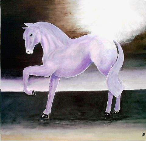 Pouliche cristaline - Peinture - JMB Pouliche cristaline - Peinture - JMB