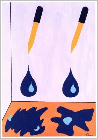 L'artiste Mirosso - Deux goutes d'eau