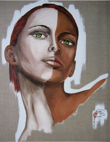 HUMAN  - Peinture - Gwenn Cloarec-Picard