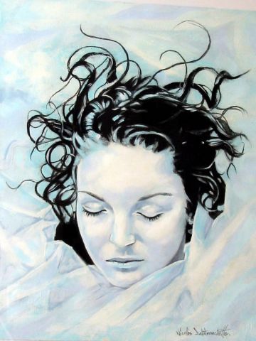 Laura Palmer - Peinture - Nicolas Delatronchette