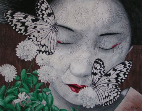 L'artiste chrystel mialet - reve de papillons