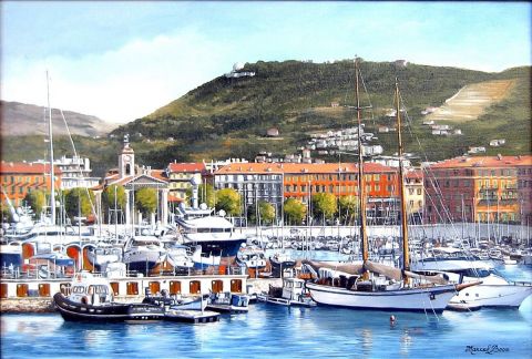 Port de Nice 1 - Peinture - Marcel BOOS