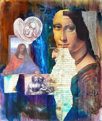 Da Vinci God - Collage - alex taaz