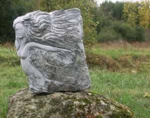 Sculpture de zmann: L'ENCHANTEUR ET SON aME cote ame