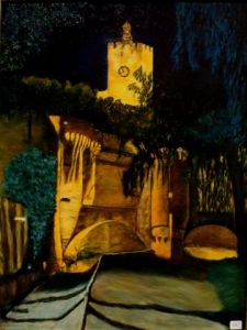 Voir cette oeuvre de Jacques Hebert: Pernes Les Fontaines de nuit