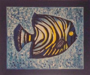 Voir cette oeuvre de marie therese bas: poisson du lagon