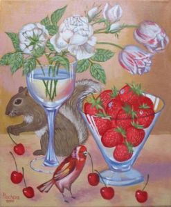 Voir cette oeuvre de Piacheva Natalia: Squirrel Cherry