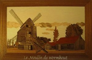 Artisanat de Marqueterie du Plat Pays: Le moulin de Wormhout