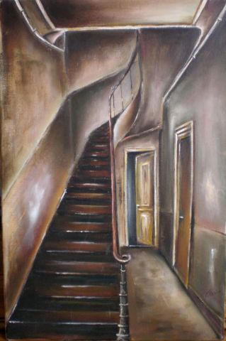 mon escalier - Peinture - valerio