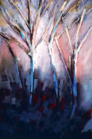 L'artiste michel martin - arbres