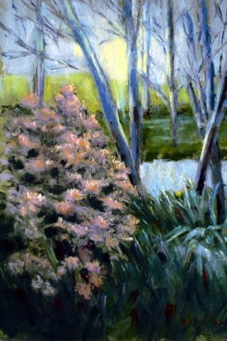 L'artiste michel martin - rhododendrons