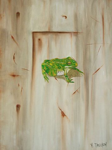 grenouille - Peinture - atanchon
