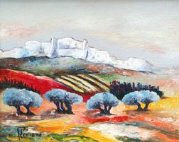 L'artiste patrick Lemiere - les baux de provence