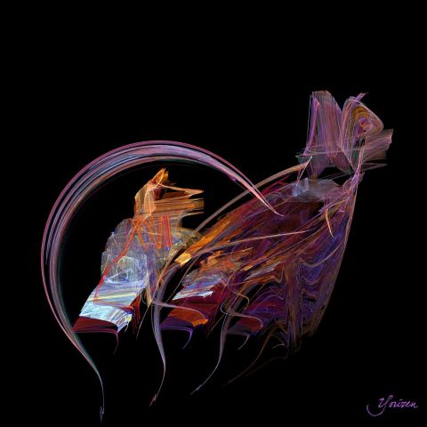 Art numerique : Dogandbaby - Yorizen Art numerique : Dogandbaby - Yorizen