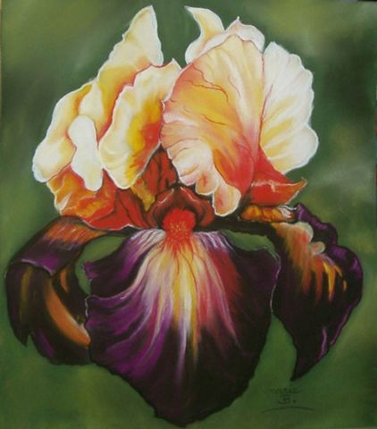 Mon iris - Peinture - Marie B