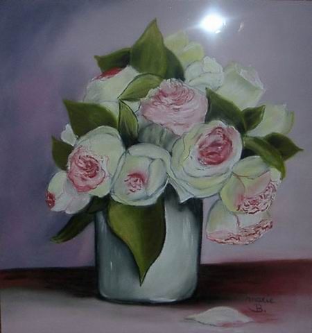 Rose de Ronsard - Peinture - Marie B