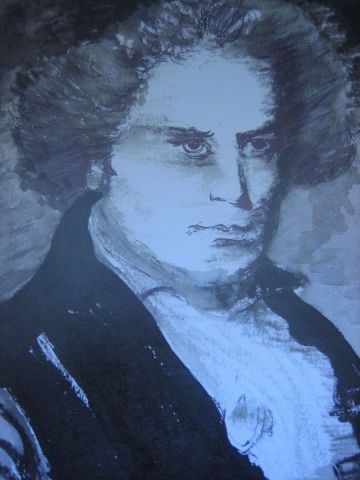 Ludwig Von Beethoven - Dessin - Sonhaya