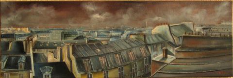L'artiste valerio - toits de paris