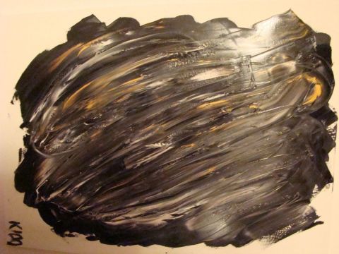 BLACK - Peinture - k100