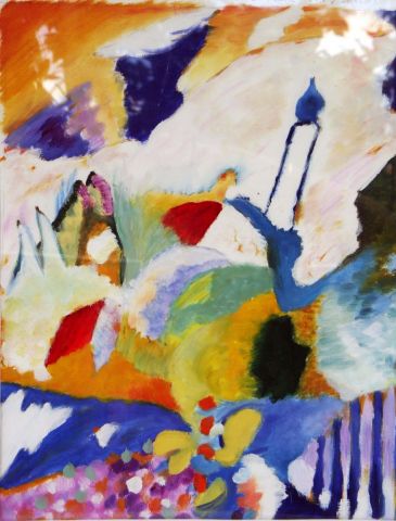 Inspiration Wassily Kandinsky - Peinture - Veronique Rond Frenot