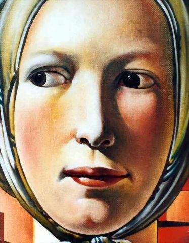 Hommage de La Tour detail - Peinture - Marc VERAT Hommage de La Tour detail - Peinture - Marc VERAT