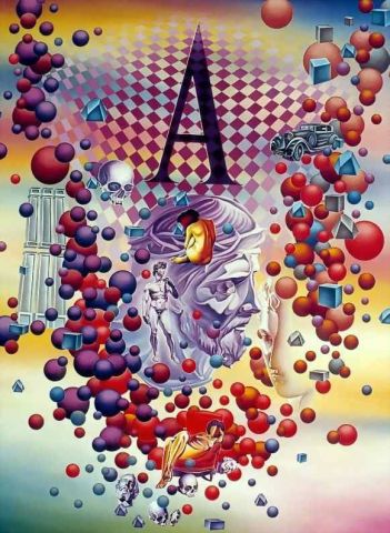 Alphabet - Peinture - Marc VERAT Alphabet - Peinture - Marc VERAT