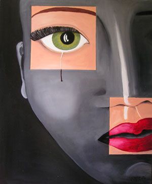 FACAE A FACE - Peinture - Sylvie DEL GALLO