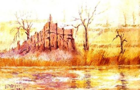 Ruines - Peinture - ELMADANI