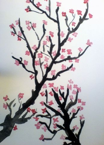 L'artiste kazuo - cerisier