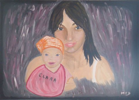 L'artiste marie therese bas - portrait de famille