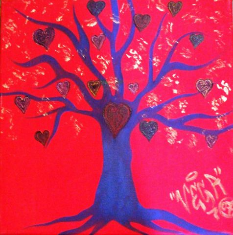 L'arbre a coeur - Peinture - Opresco-Poirier