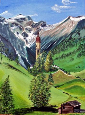 L'artiste Parraud - Autriche- Village typique du Tyrol