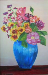 Voir cette oeuvre de MA CHABANNE: Le vase bleu