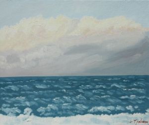 Voir le détail de cette oeuvre: ciel et mer d'hiver